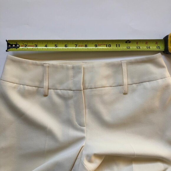 Harve Benard, Cream colored, Lined, Poly/Spandex Blend, Wide Leg Trouser, Sz: 6 - Picture 7 of 11
